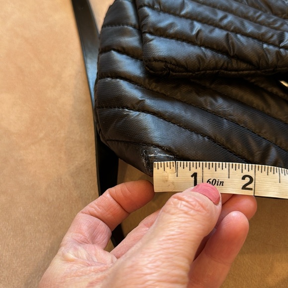 Rebecca Minkoff Edie Quilted Nylon Crossbody Bag • black - Picture 13 of 14